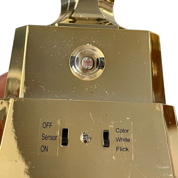 Bethlehem Lights Window Candles Lot of 4 Tested & Working Gold Color Base READ - Picture 7 of 14